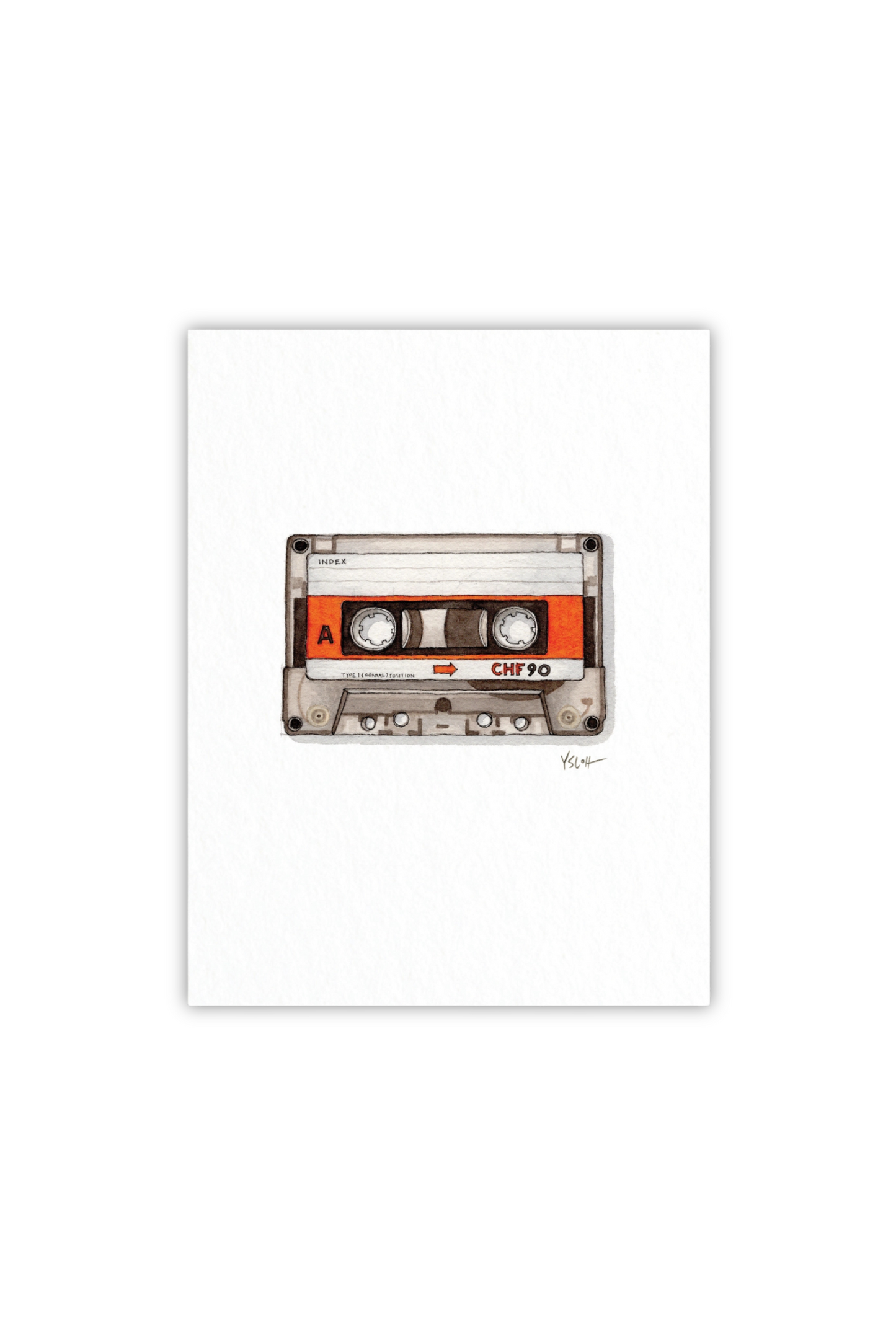 Cassette Tape Retro Art Print