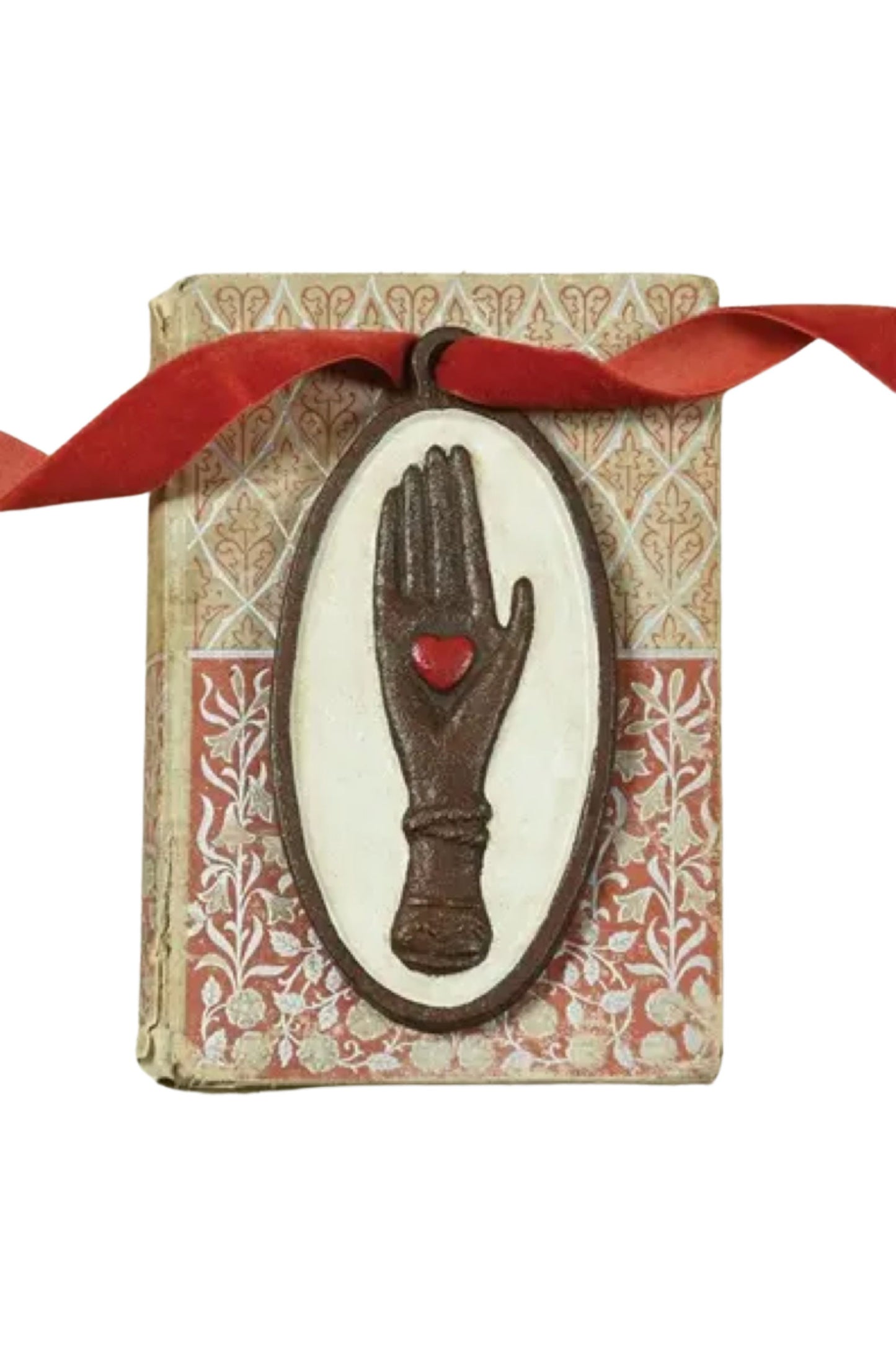 Cast Iron Hand with Heart Plaque