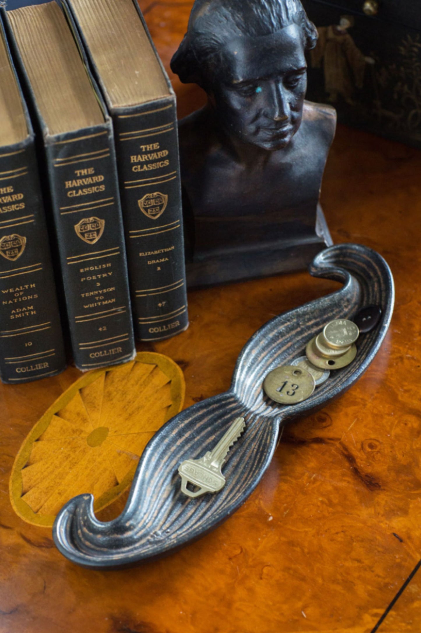 Cast Iron Mustache Tray