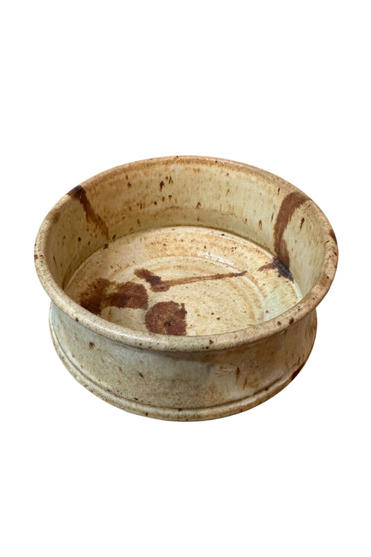 Beige Tonal Studio Pottery Catch All Dish