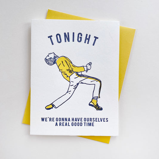 Freddie Birthday - Letterpress Birthday Greeting Card