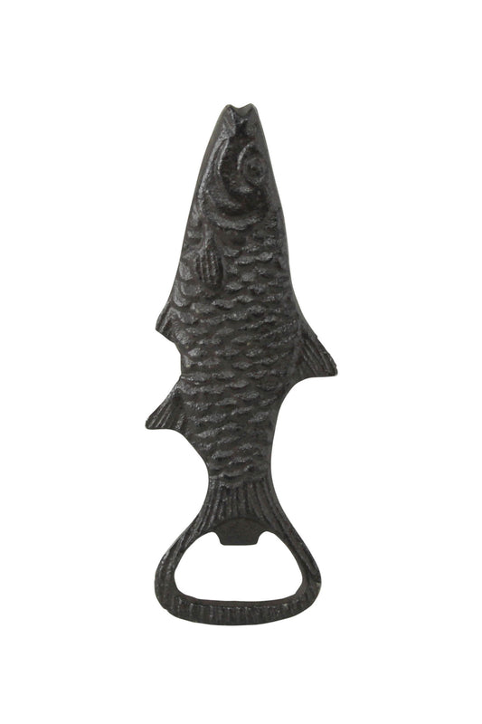Cast Iron Brown Slim Fish Bottle Opener