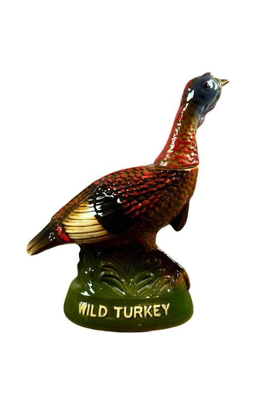 Vintage Wild Turkey Ceramic Liquor Bottle