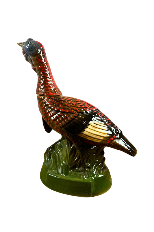 Vintage Wild Turkey Ceramic Liquor Bottle